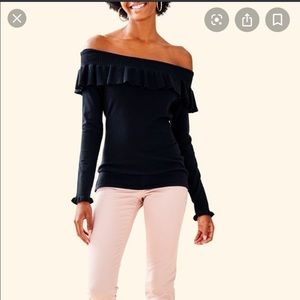 Lilly Pulitzer Off the Shoulder Sweater